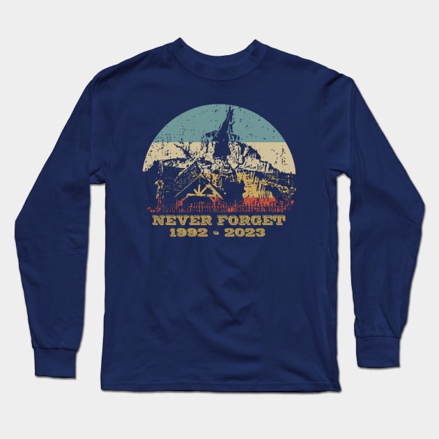 Splash Mountain Never Forget Long Sleeve T-Shirt by ThisIsFloriduhMan